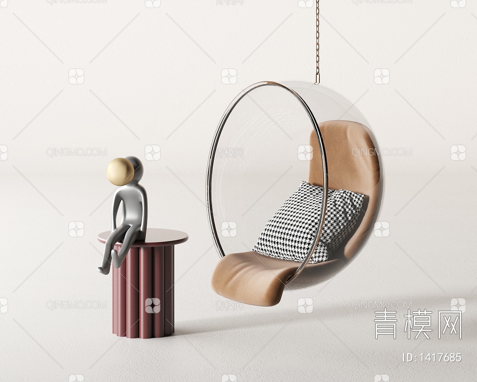 吊椅3D模型下载【ID:1417685】