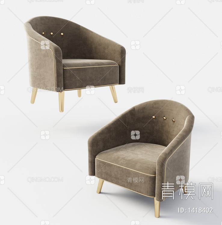 椅子3D模型下载【ID:1418402】