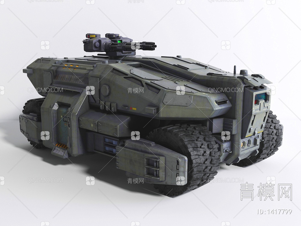 装甲车3D模型下载【ID:1417799】