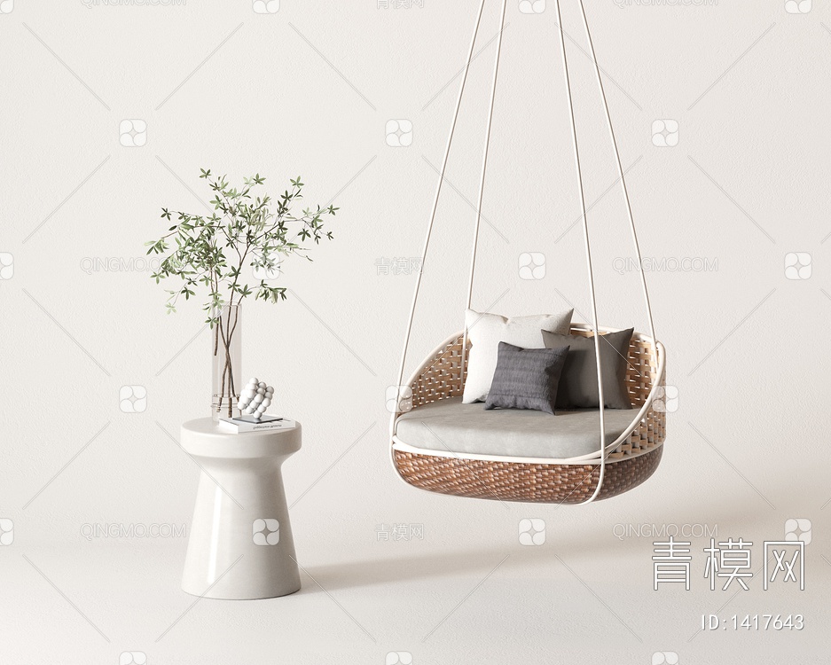 吊椅3D模型下载【ID:1417643】