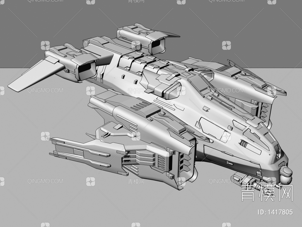宇宙飞船3D模型下载【ID:1417805】