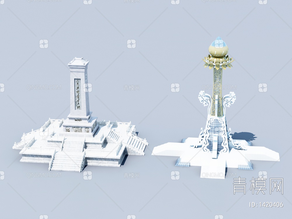 景观小建筑3D模型下载【ID:1420406】
