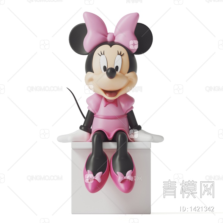 潮玩米老鼠公仔3D模型下载【ID:1421342】