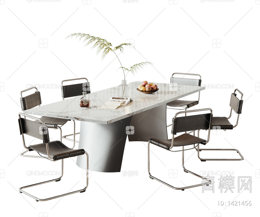 餐桌椅3D模型下载【ID:1421456】