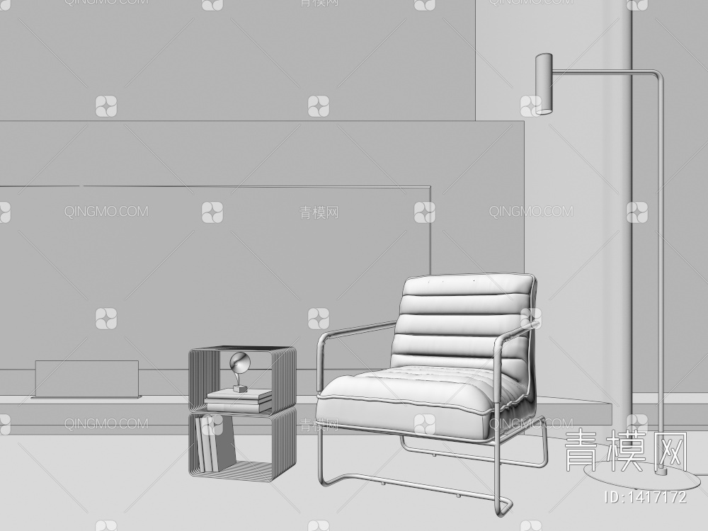 休闲椅3D模型下载【ID:1417172】