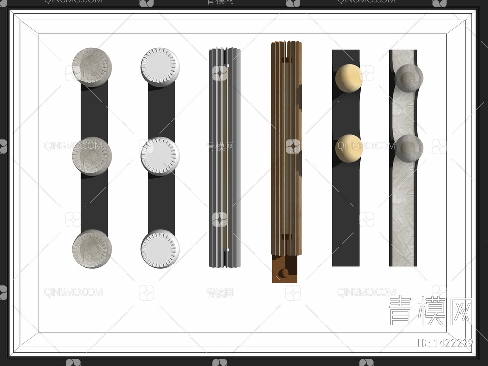 壁灯SU模型下载【ID:1422239】