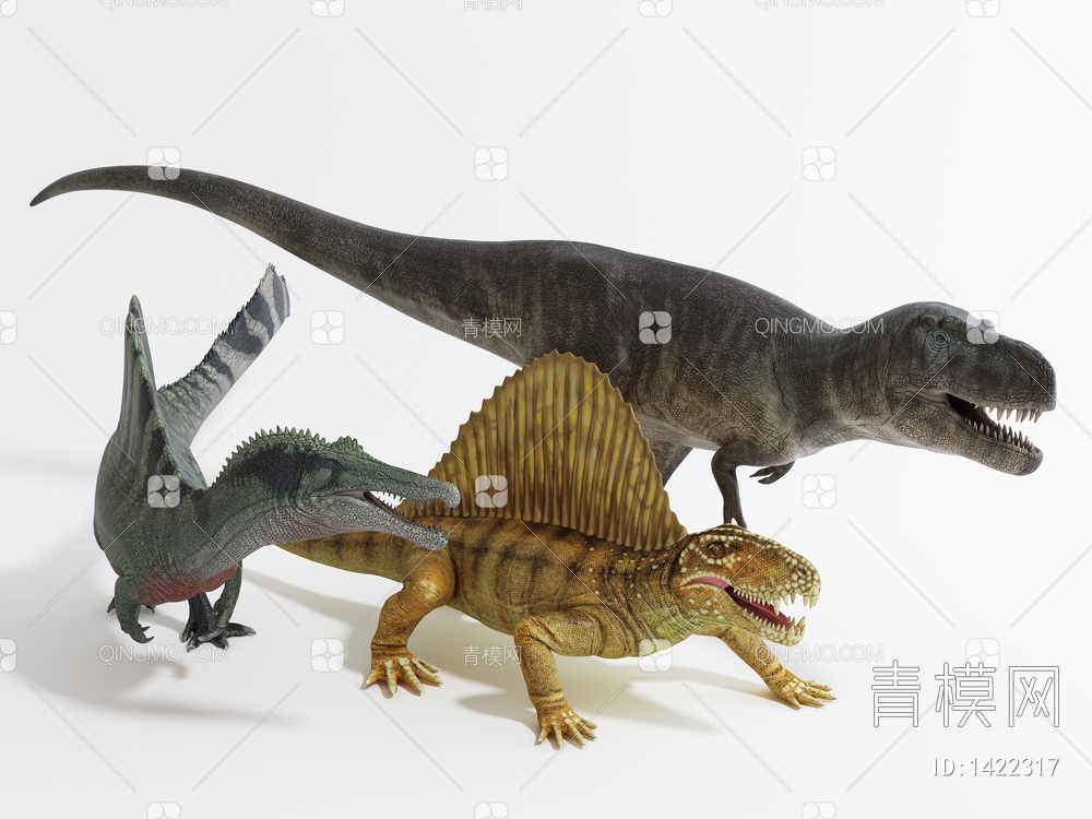 恐龙3D模型下载【ID:1422317】