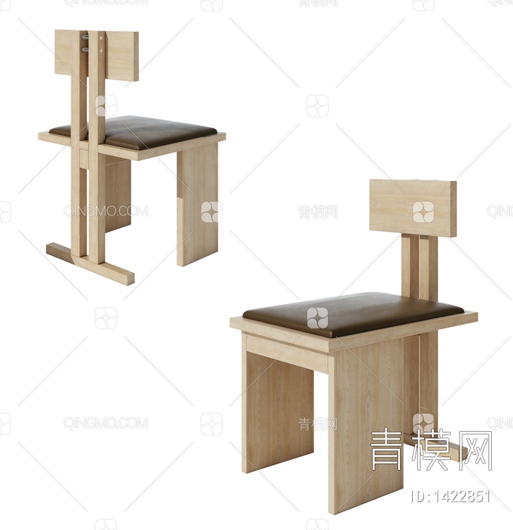 单椅3D模型下载【ID:1422851】