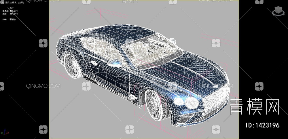 宾利欧陆GT3D模型下载【ID:1423196】