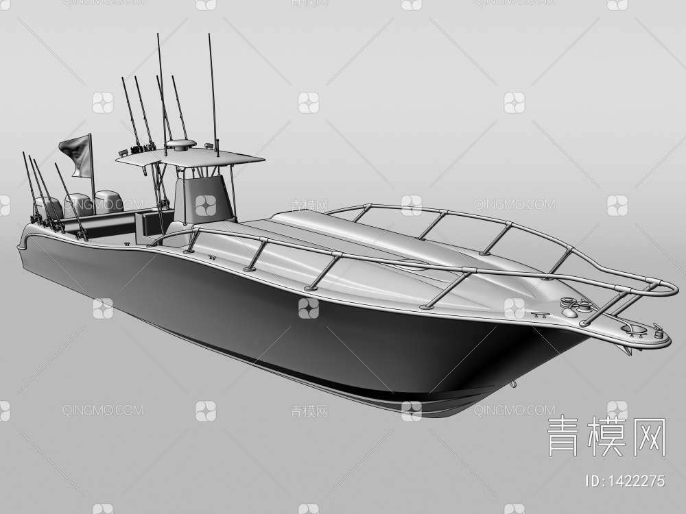 游艇3D模型下载【ID:1422275】