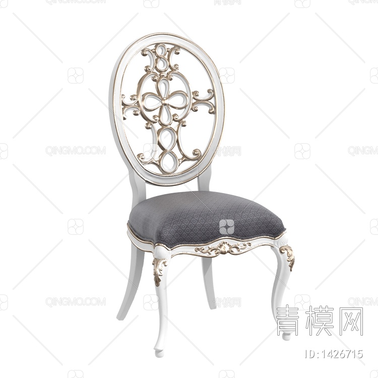 SL-A1251a-1_餐椅3D模型下载【ID:1426715】