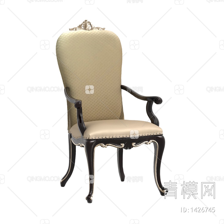 CS-A1051b-2_扶手椅3D模型下载【ID:1426745】