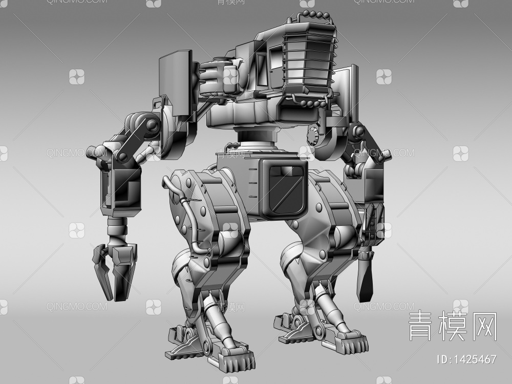 机器人3D模型下载【ID:1425467】