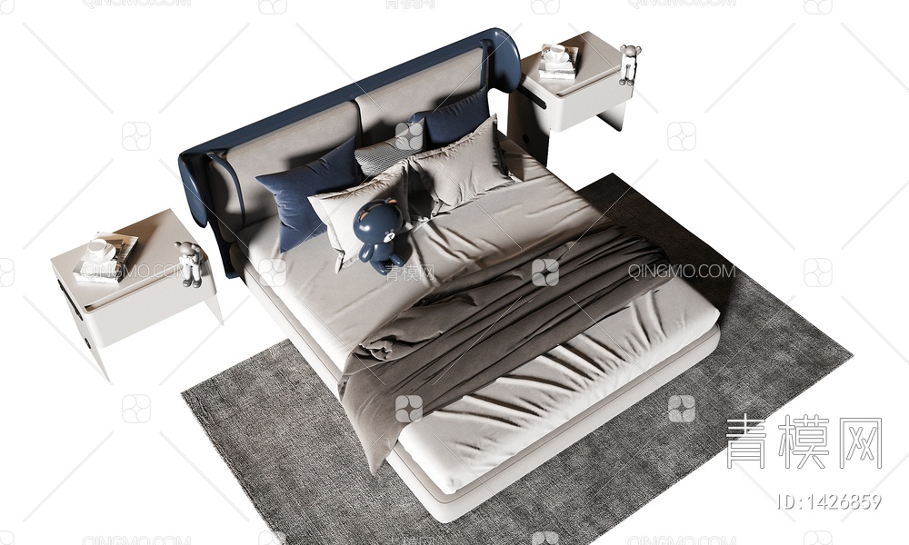 儿童床3D模型下载【ID:1426859】