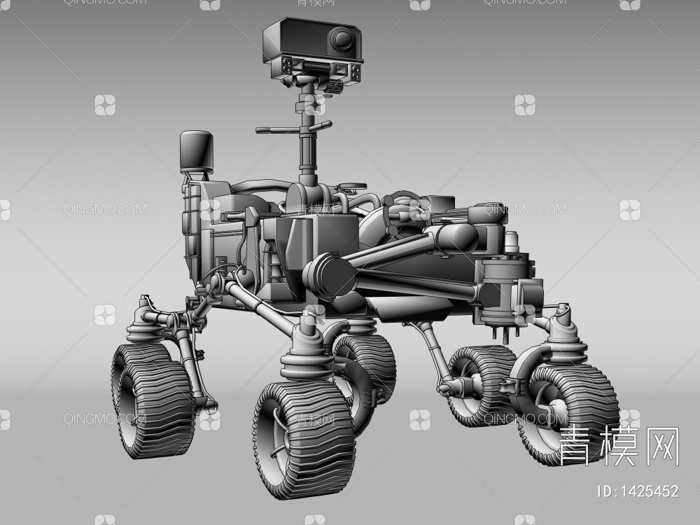 军事探测车3D模型下载【ID:1425452】