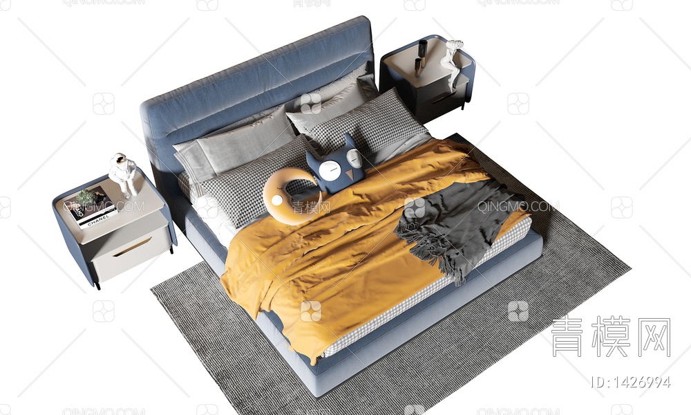 儿童床3D模型下载【ID:1426994】