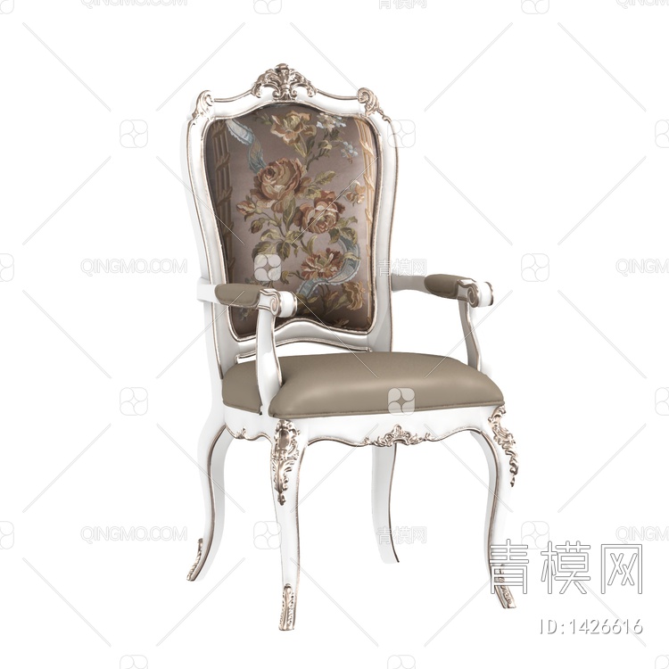 意式_托斯卡纳_TS-B2551b-2_扶手椅3D模型下载【ID:1426616】