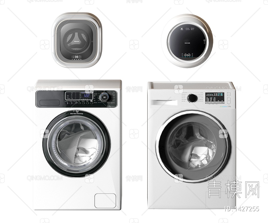 洗衣机3D模型下载【ID:1427255】