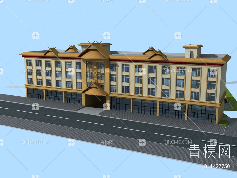 佤族建筑3D模型下载【ID:1427750】