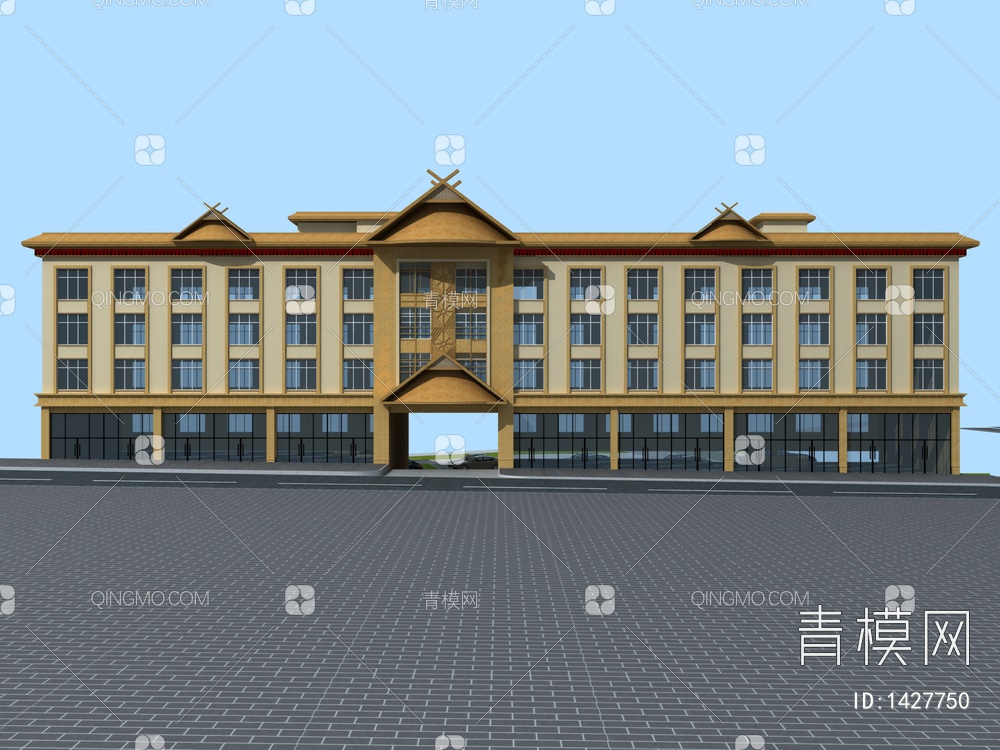 佤族建筑3D模型下载【ID:1427750】