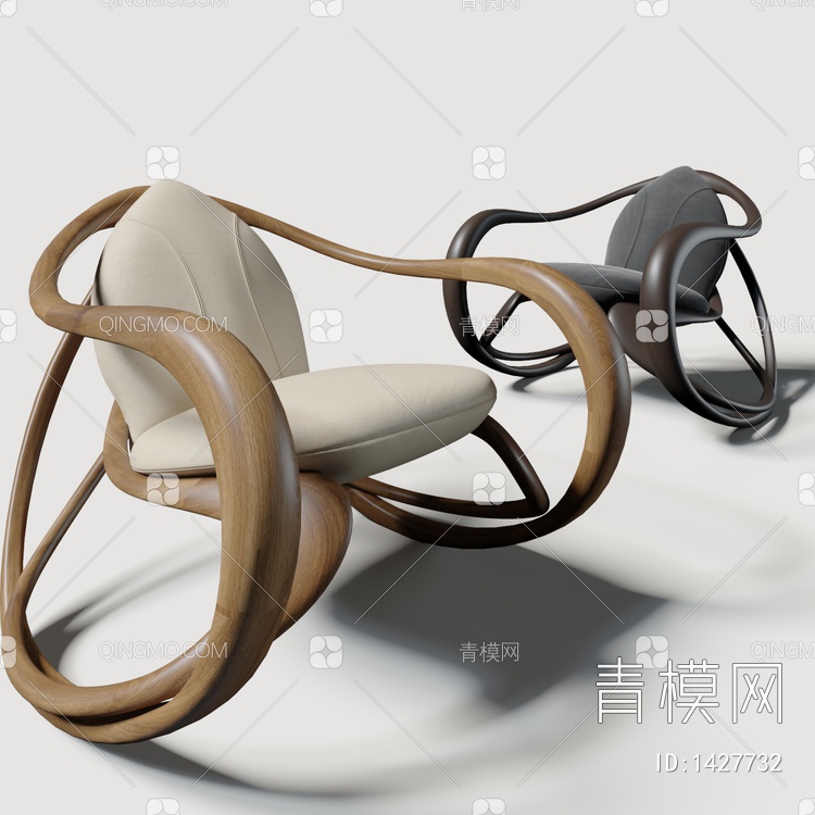 休闲躺椅3D模型下载【ID:1427732】