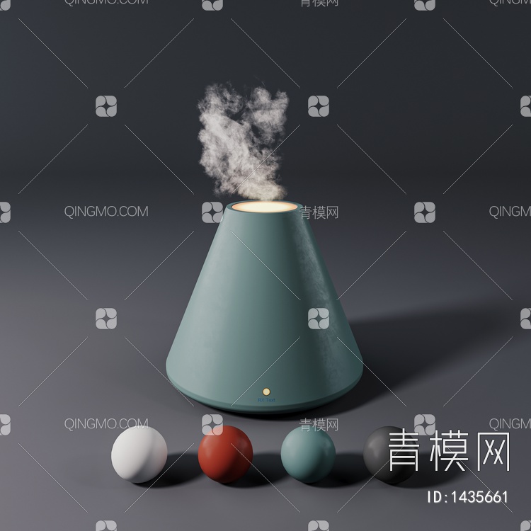 火山型加湿器3D模型下载【ID:1435661】