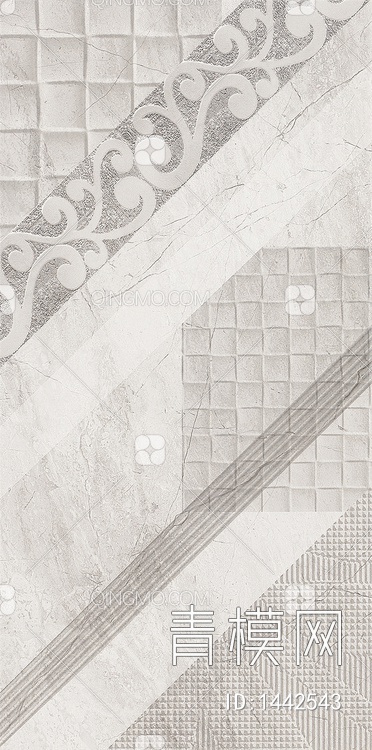摩洛哥（浅灰）瓷砖贴图下载【ID:1442543】
