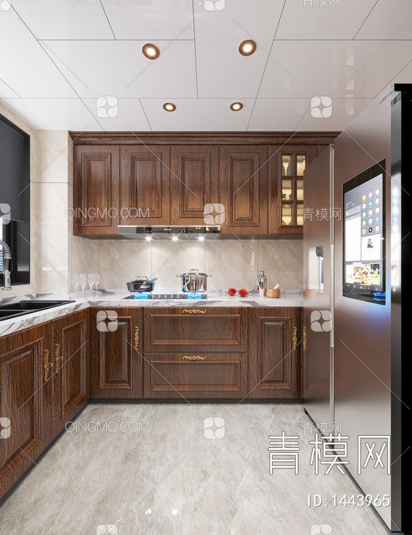 家居厨房3D模型下载【ID:1443965】