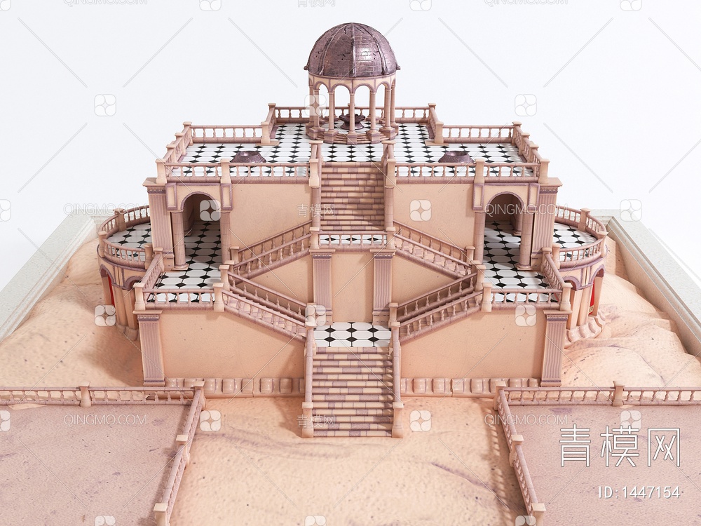 建筑外观3D模型下载【ID:1447154】