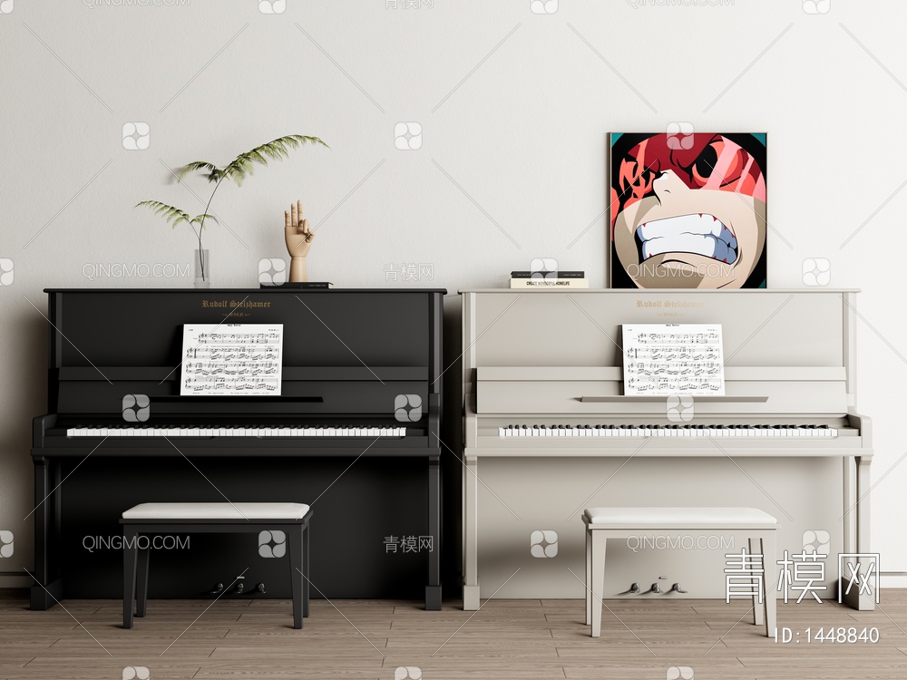 Carod钢琴 电子钢琴3D模型下载【ID:1448840】