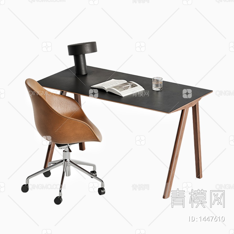 书桌椅3D模型下载【ID:1447610】