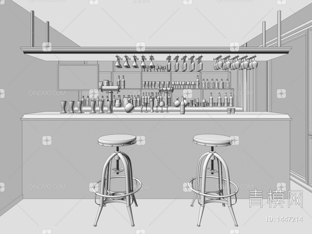 酒吧3D模型下载【ID:1447214】
