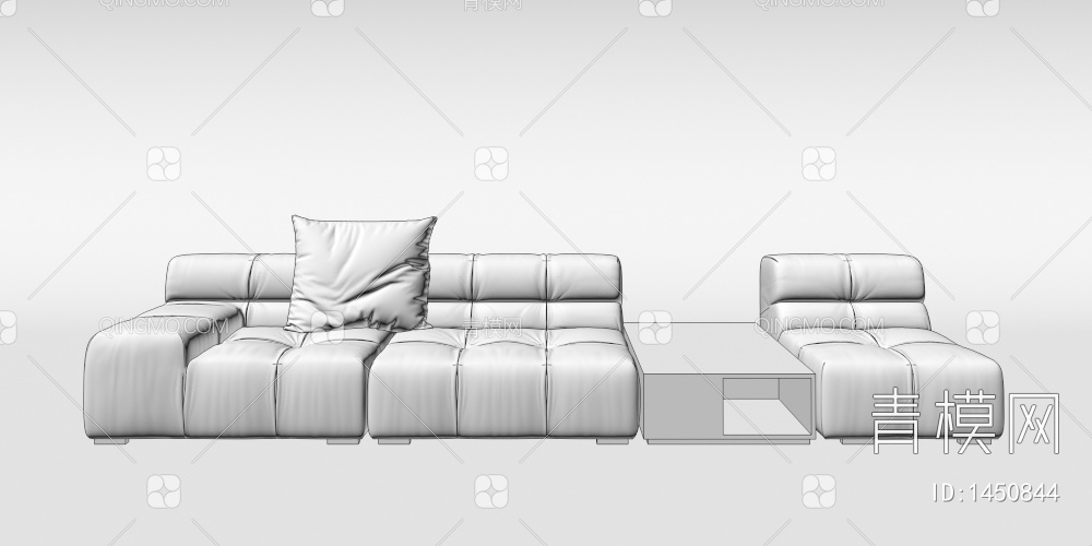 多人沙发3D模型下载【ID:1450844】