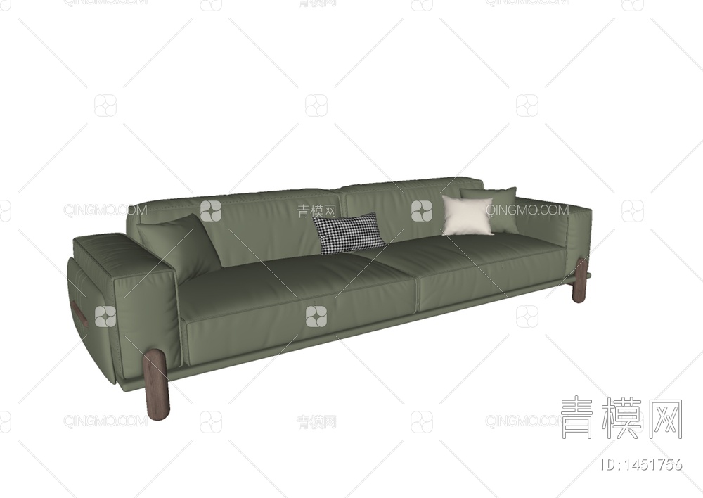 双人沙发SU模型下载【ID:1451756】