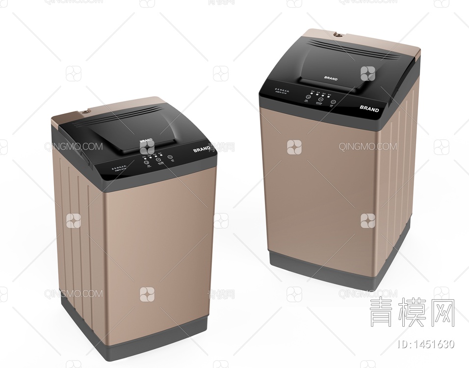 生活家电 全自动洗衣机3D模型下载【ID:1451630】