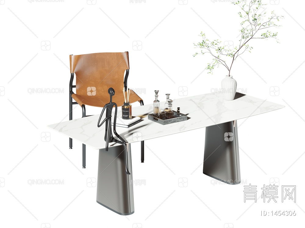 书桌椅3D模型下载【ID:1454306】