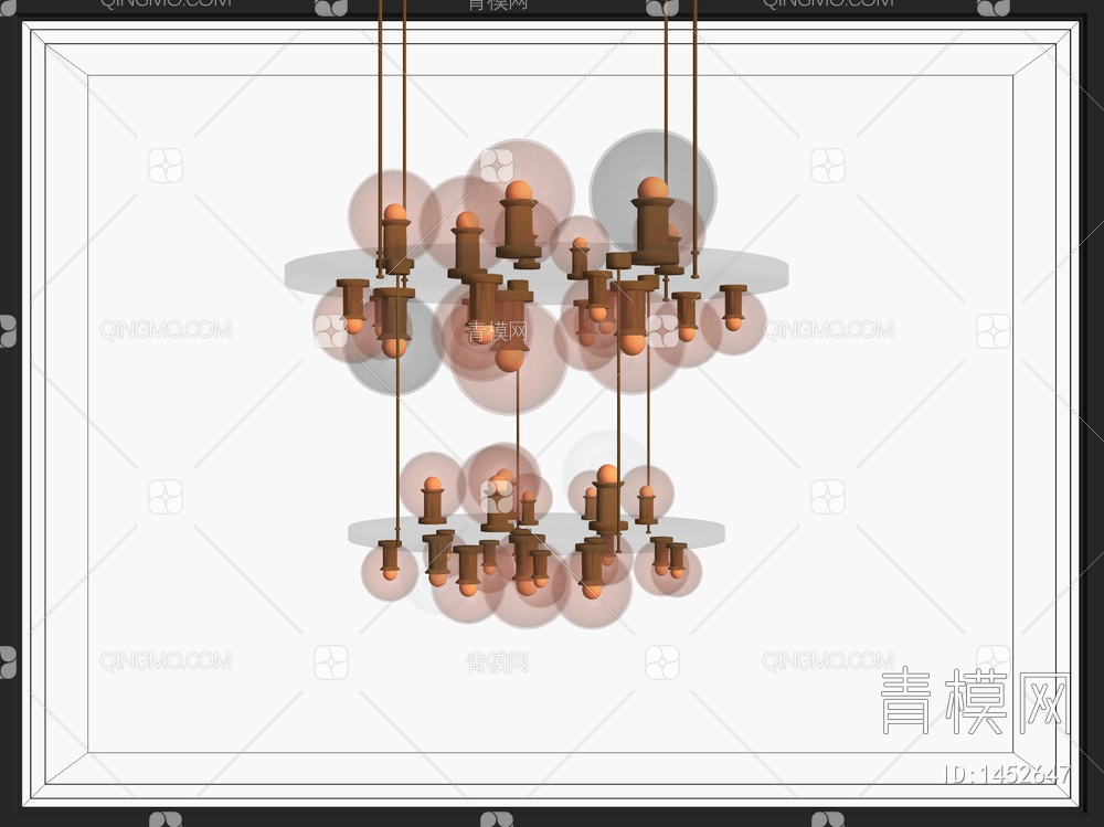 吊灯SU模型下载【ID:1452647】