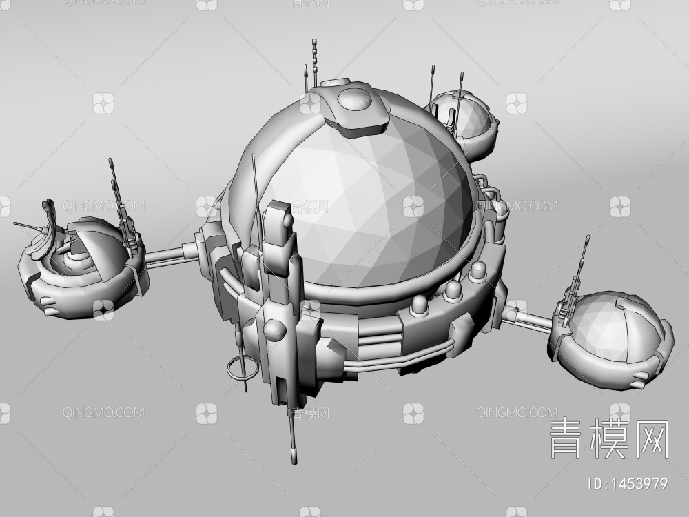 外星建筑3D模型下载【ID:1453979】