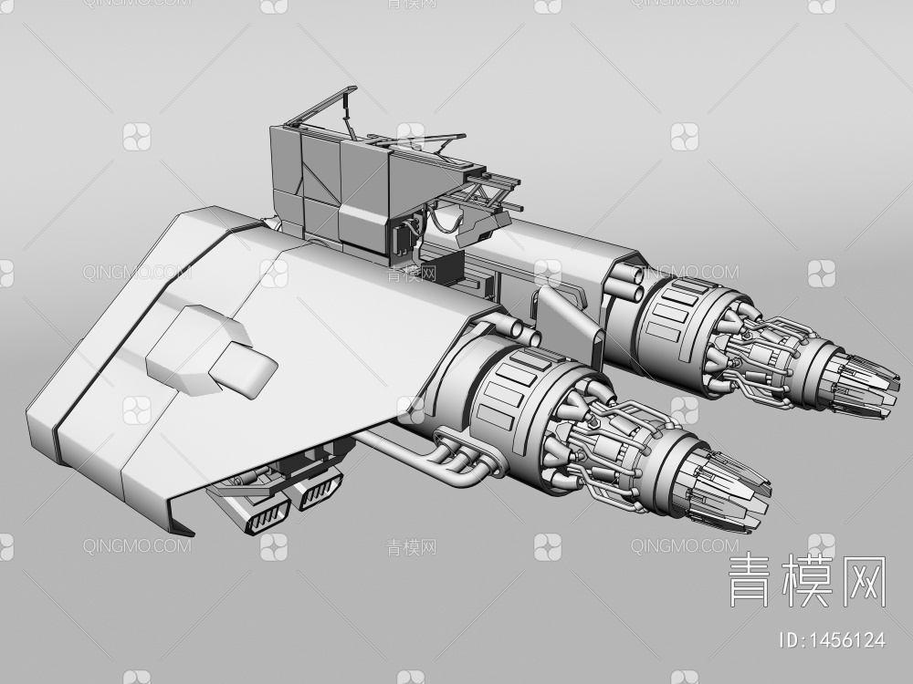 飞船3D模型下载【ID:1456124】