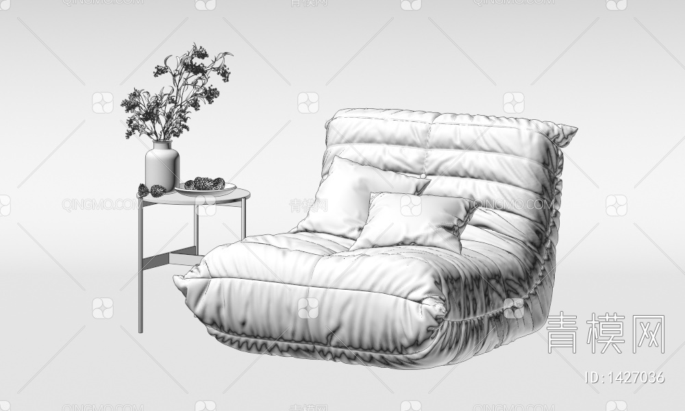 懒人沙发3D模型下载【ID:1427036】