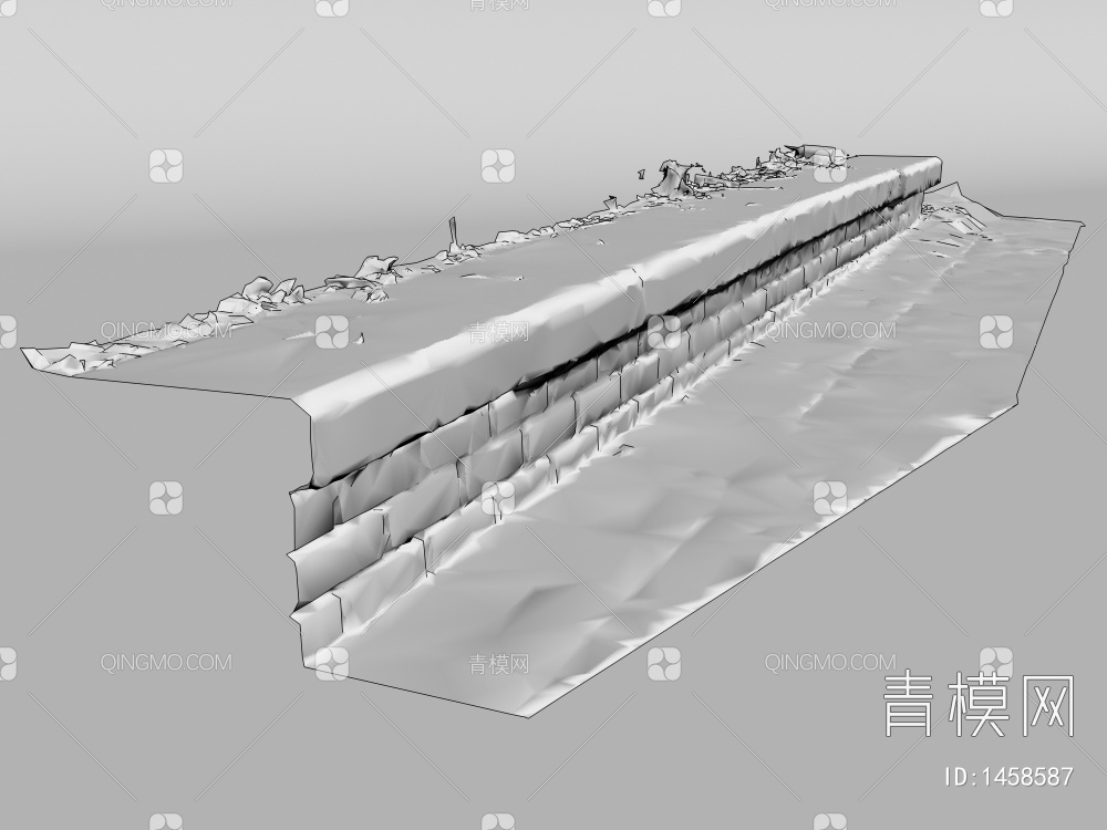 马路牙子3D模型下载【ID:1458587】