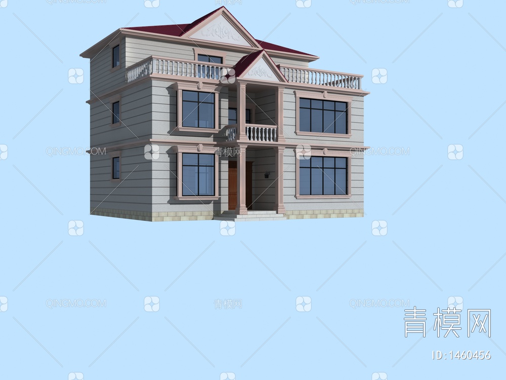 私人住宅3D模型下载【ID:1460456】