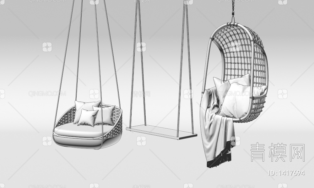 吊椅3D模型下载【ID:1417694】