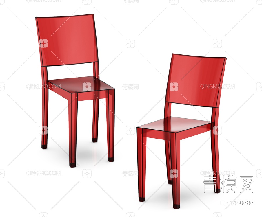 家具 亚克力椅子3D模型下载【ID:1460888】