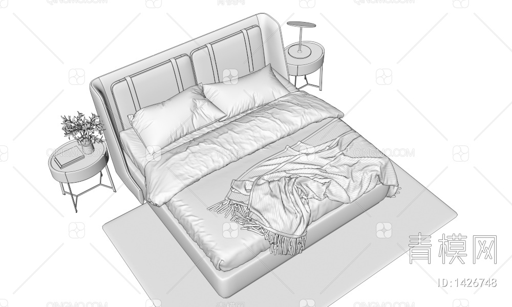 儿童床3D模型下载【ID:1426748】