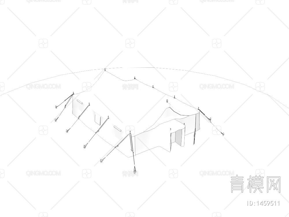 帐篷3D模型下载【ID:1459511】