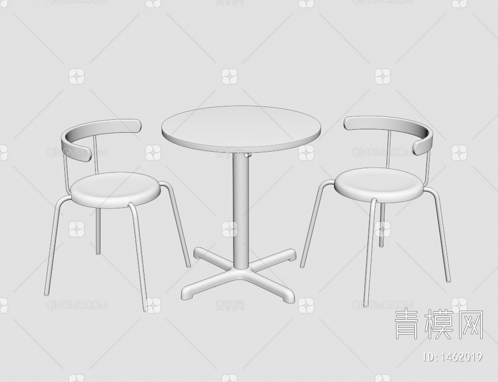 休闲桌椅3D模型下载【ID:1462019】