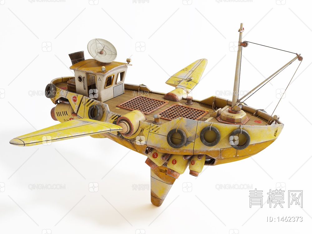 飞船3D模型下载【ID:1462373】