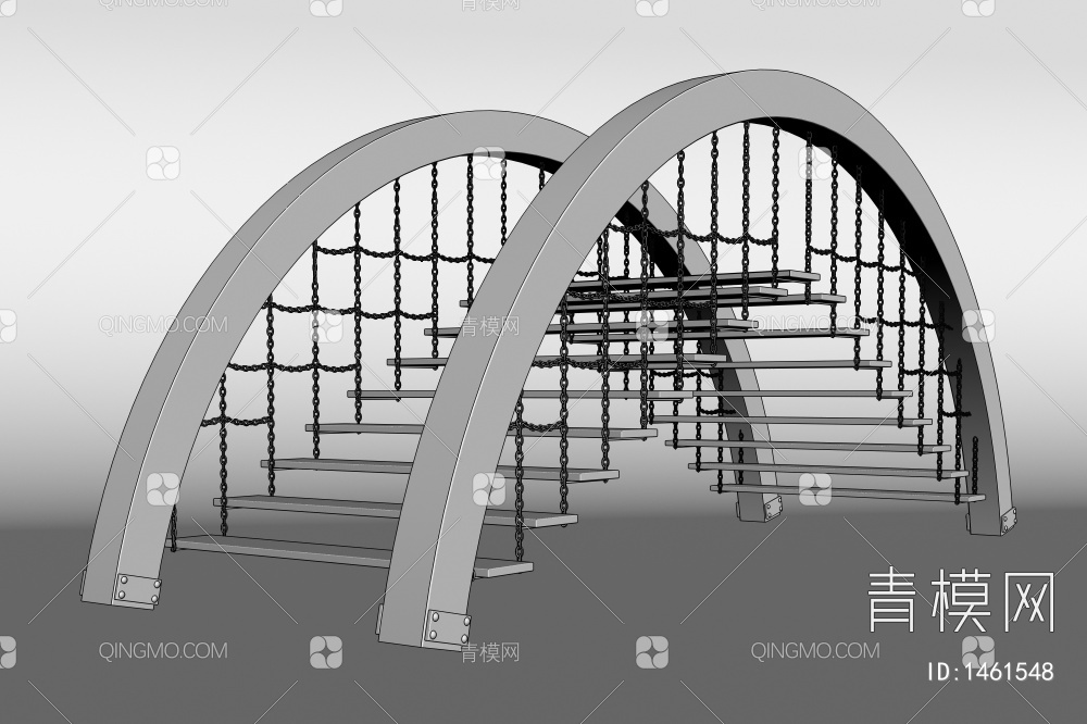 景观网红桥3D模型下载【ID:1461548】