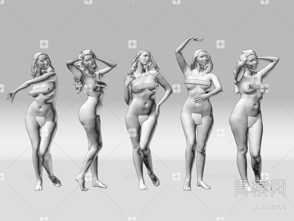 女人3D模型下载【ID:1462406】